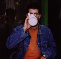 Michael von IchWillSpass bei der Interview-Verdauung...